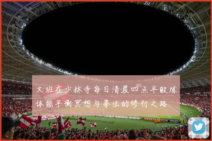 文班在少林寺每日清晨四点半锻炼体能平衡冥想与拳法的修行之路